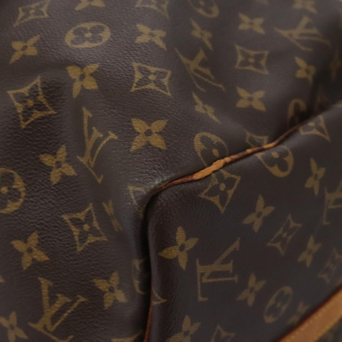 LOUIS VUITTON Monogram Keepall Bandouliere 55 Boston Bag M41414 LV Auth KD461