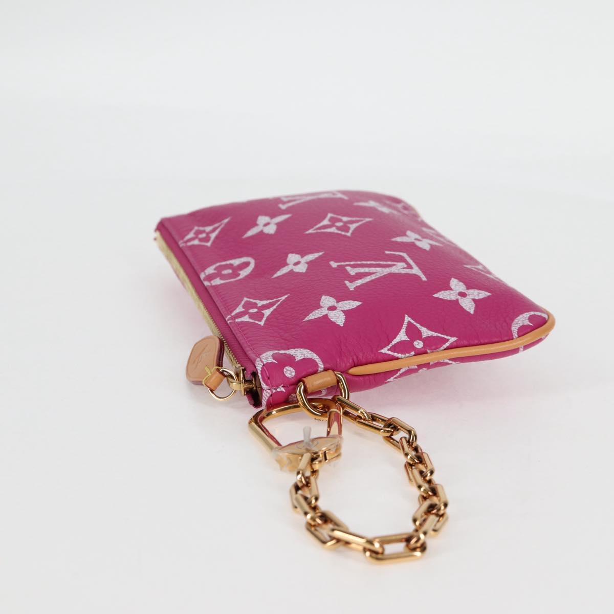 LOUIS VUITTON Monogram Speedy P9 Bandouliere 40 Bag Pink M11563 LV Auth KD564SM