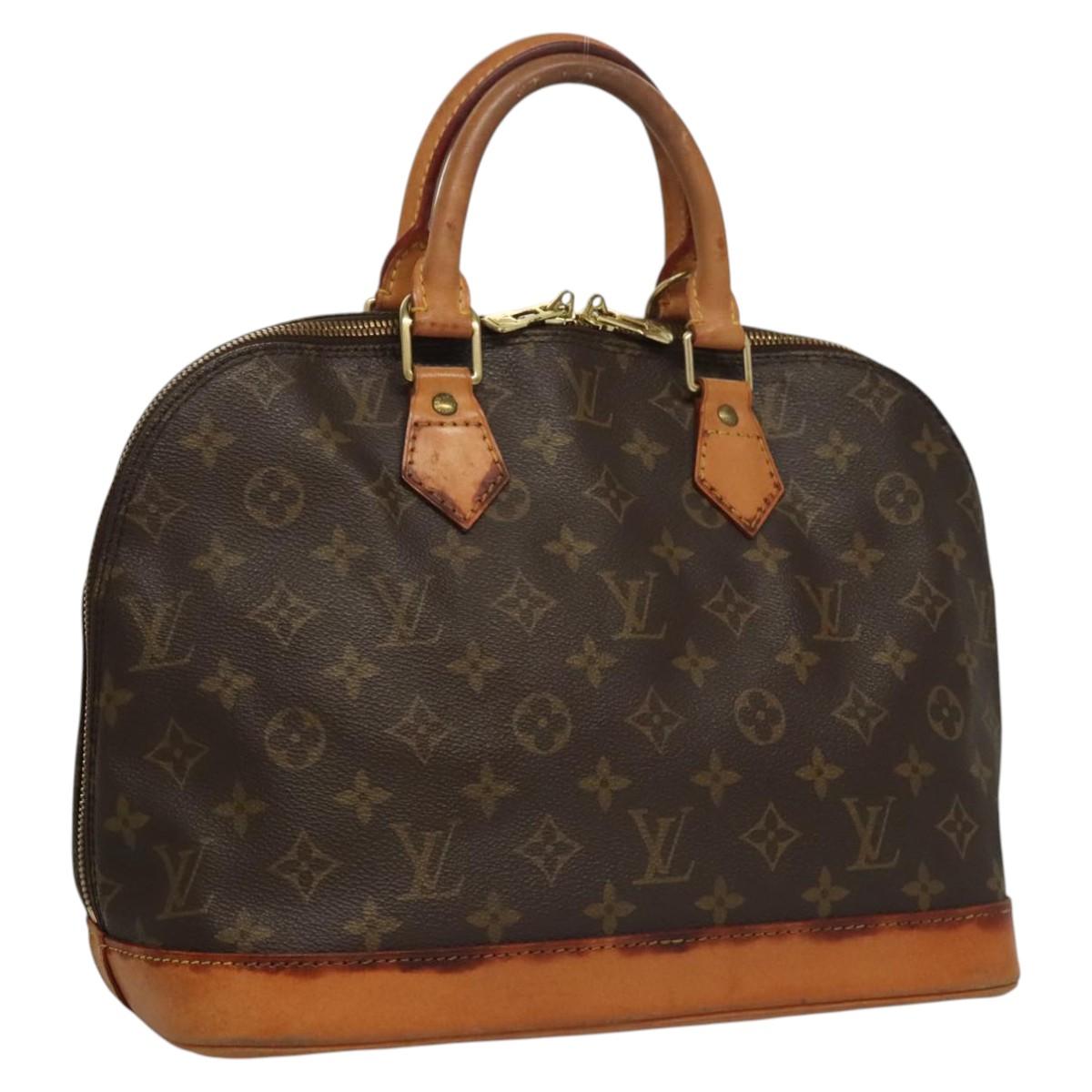 LOUIS VUITTON Monogram Alma Hand Bag M51130 LV Auth KD567