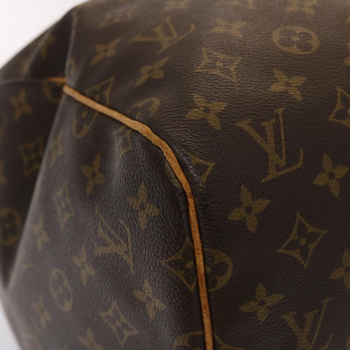 LOUIS VUITTON Monogram Keepall 55 Boston Bag M41424 LV Auth ki3066