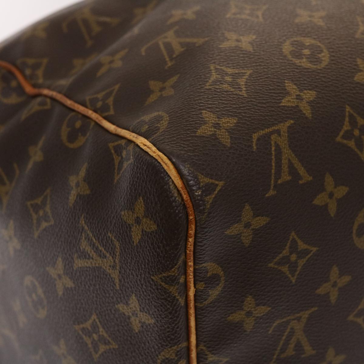 LOUIS VUITTON Monogram Keepall 55 Boston Bag M41424 LV Auth ki3066