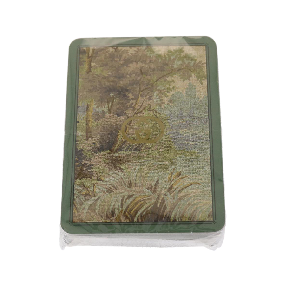 GUCCI MODIANO Playing Cards Green Auth ki3138