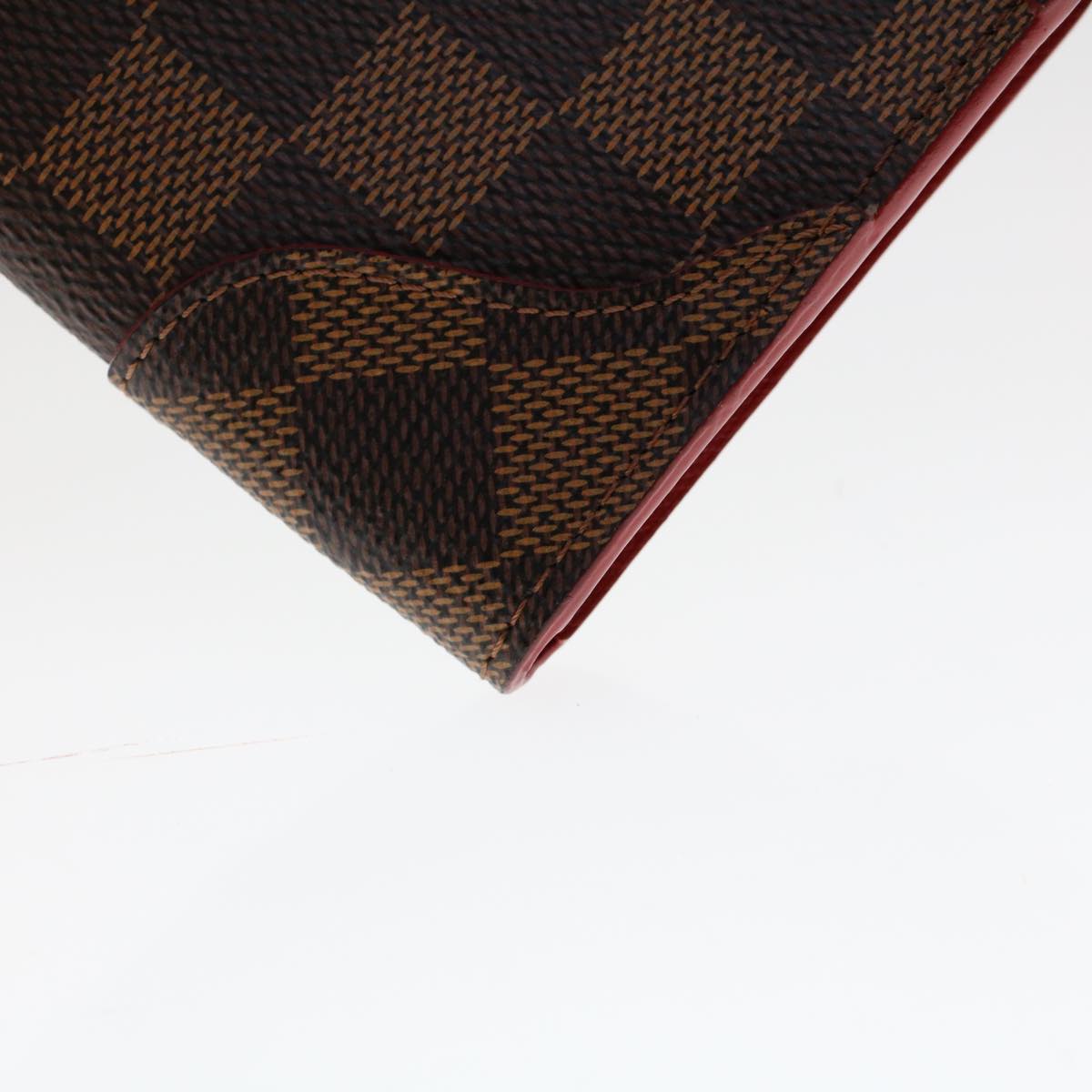 LOUIS VUITTON Damier Ebene Portefeuille Kaisa Long Wallet N61221 LV Auth ki3165