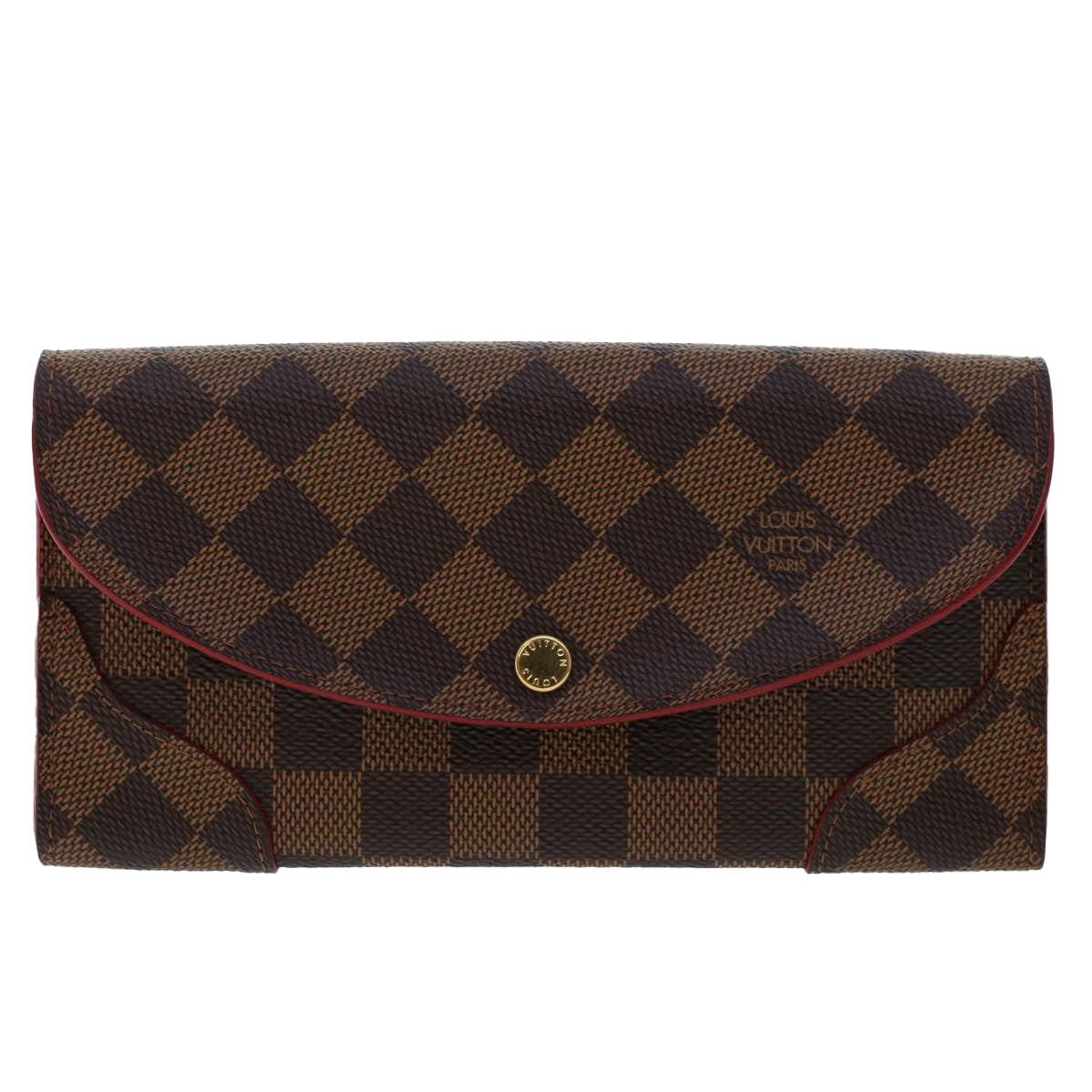 LOUIS VUITTON Damier Ebene Portefeuille Kaisa Long Wallet N61221 LV Auth ki3165