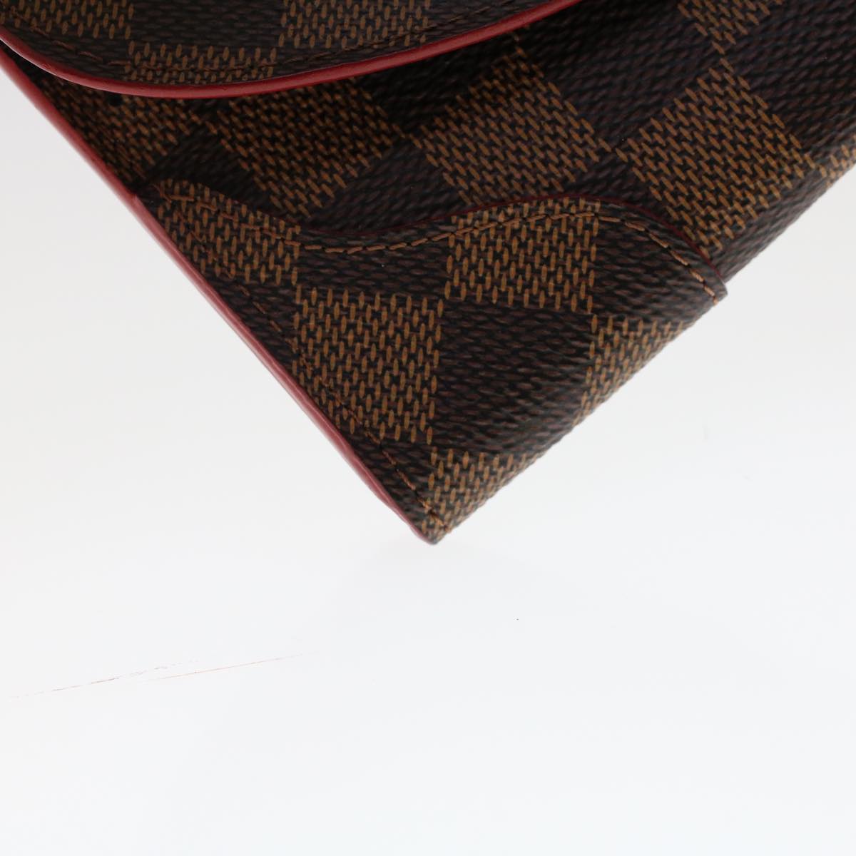 LOUIS VUITTON Damier Ebene Portefeuille Kaisa Long Wallet N61221 LV Auth ki3165