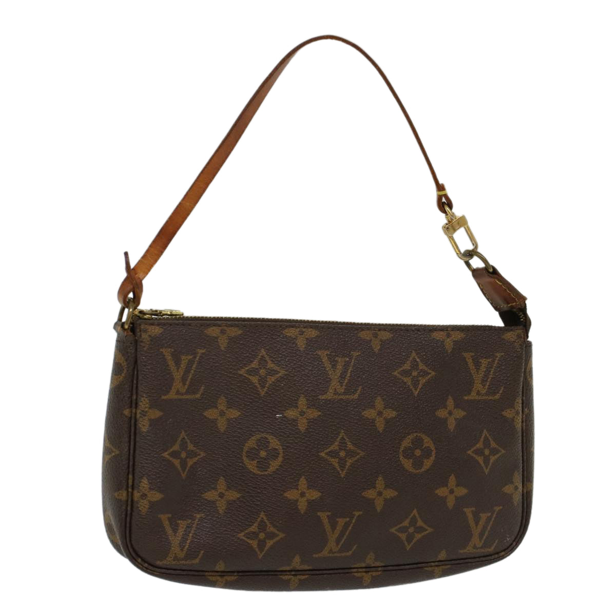 LOUIS VUITTON Monogram Pochette Accessoires Pouch M51980 LV Auth ki3344