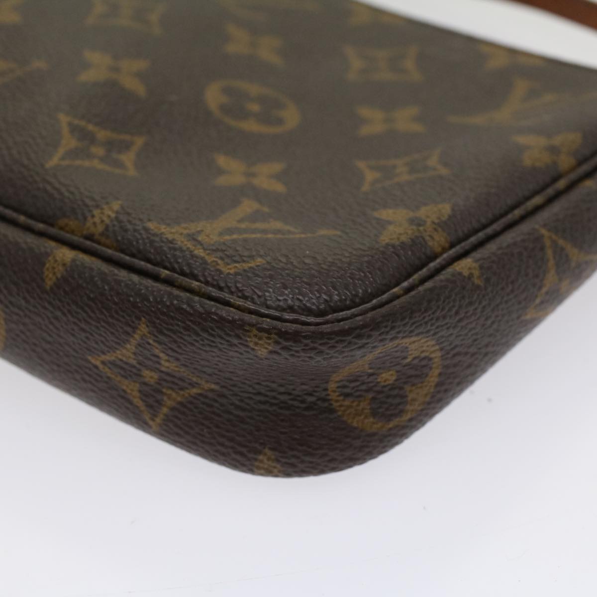 LOUIS VUITTON Monogram Pochette Accessoires Pouch M51980 LV Auth ki3344