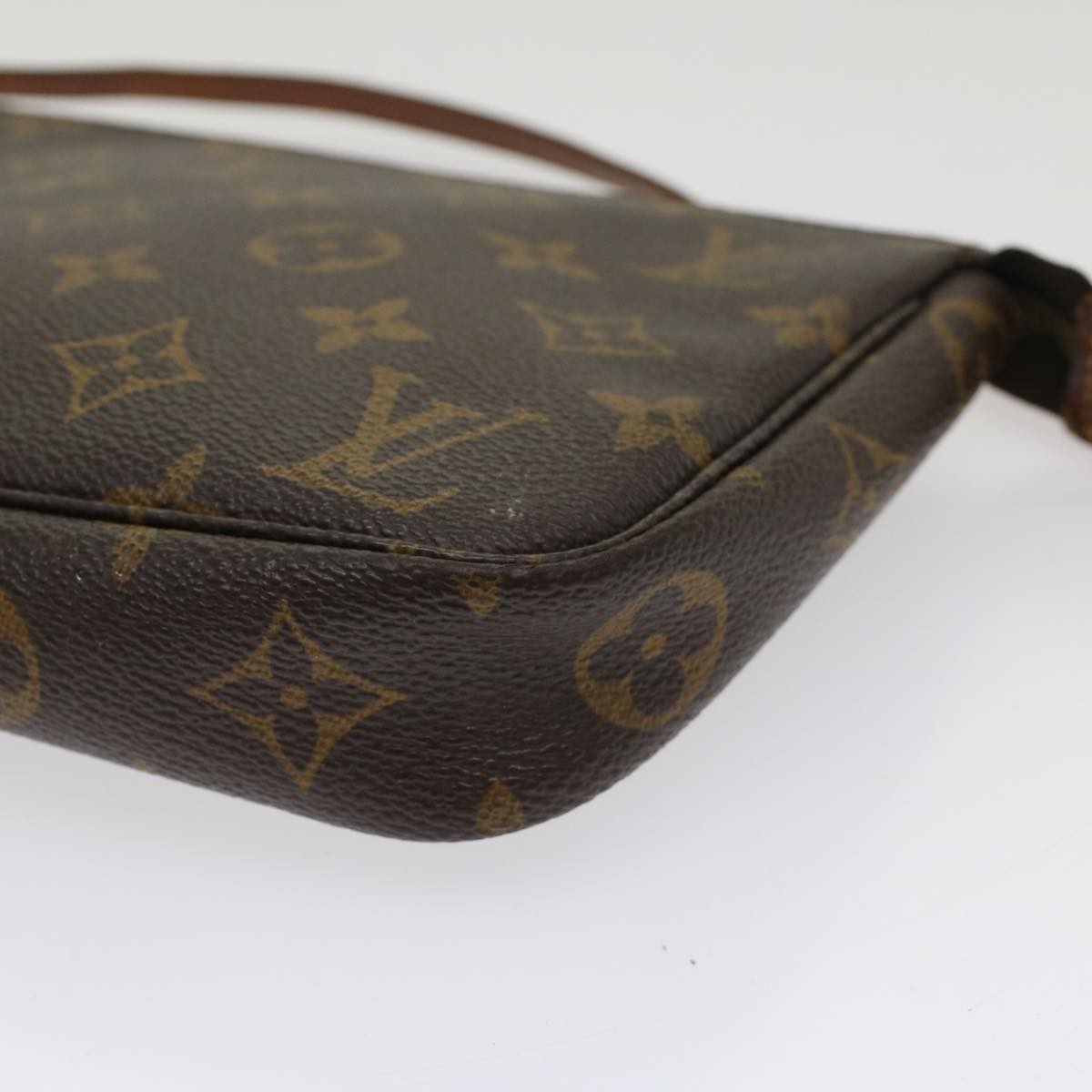 LOUIS VUITTON Monogram Pochette Accessoires Pouch M51980 LV Auth ki3344