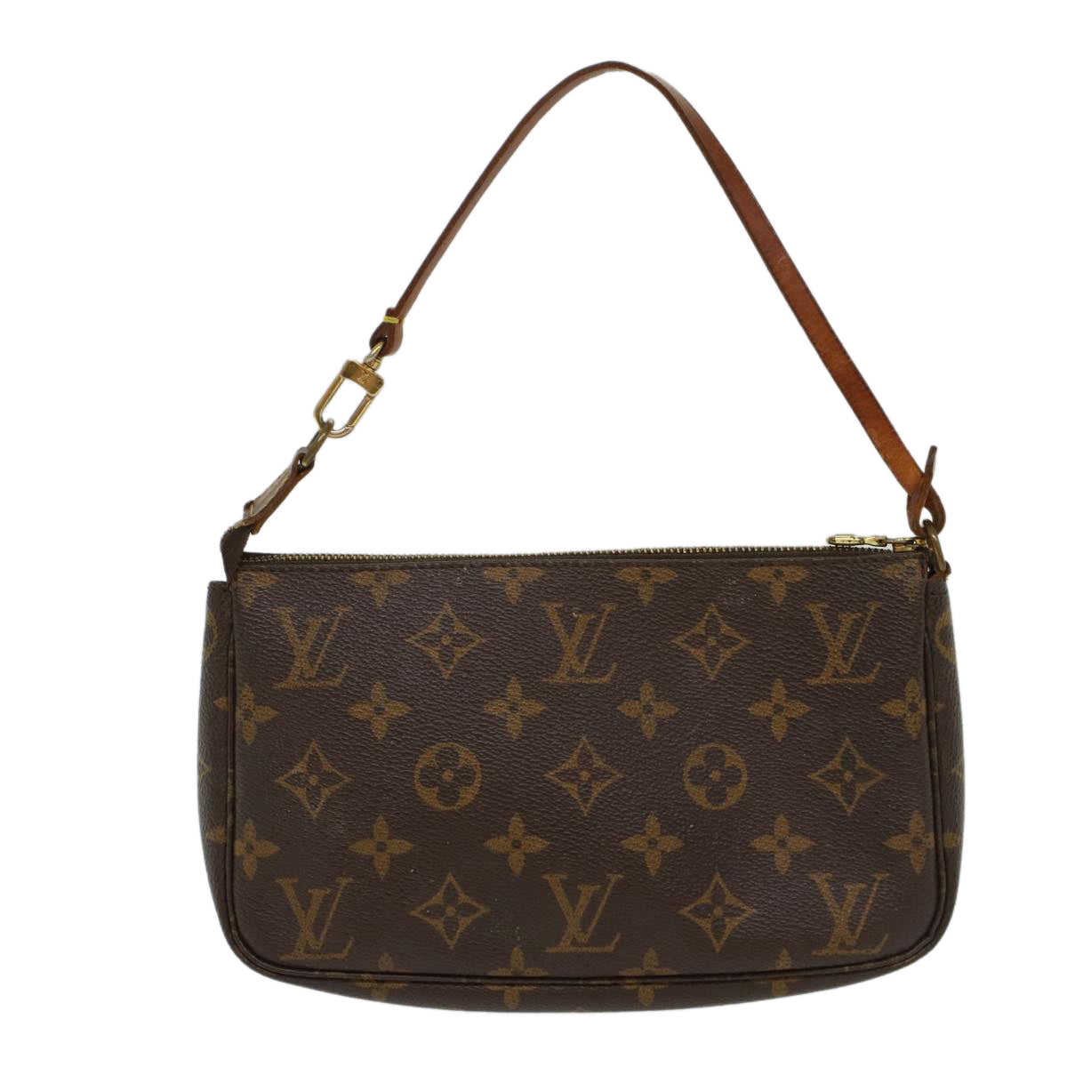 LOUIS VUITTON Monogram Pochette Accessoires Pouch M51980 LV Auth ki3344