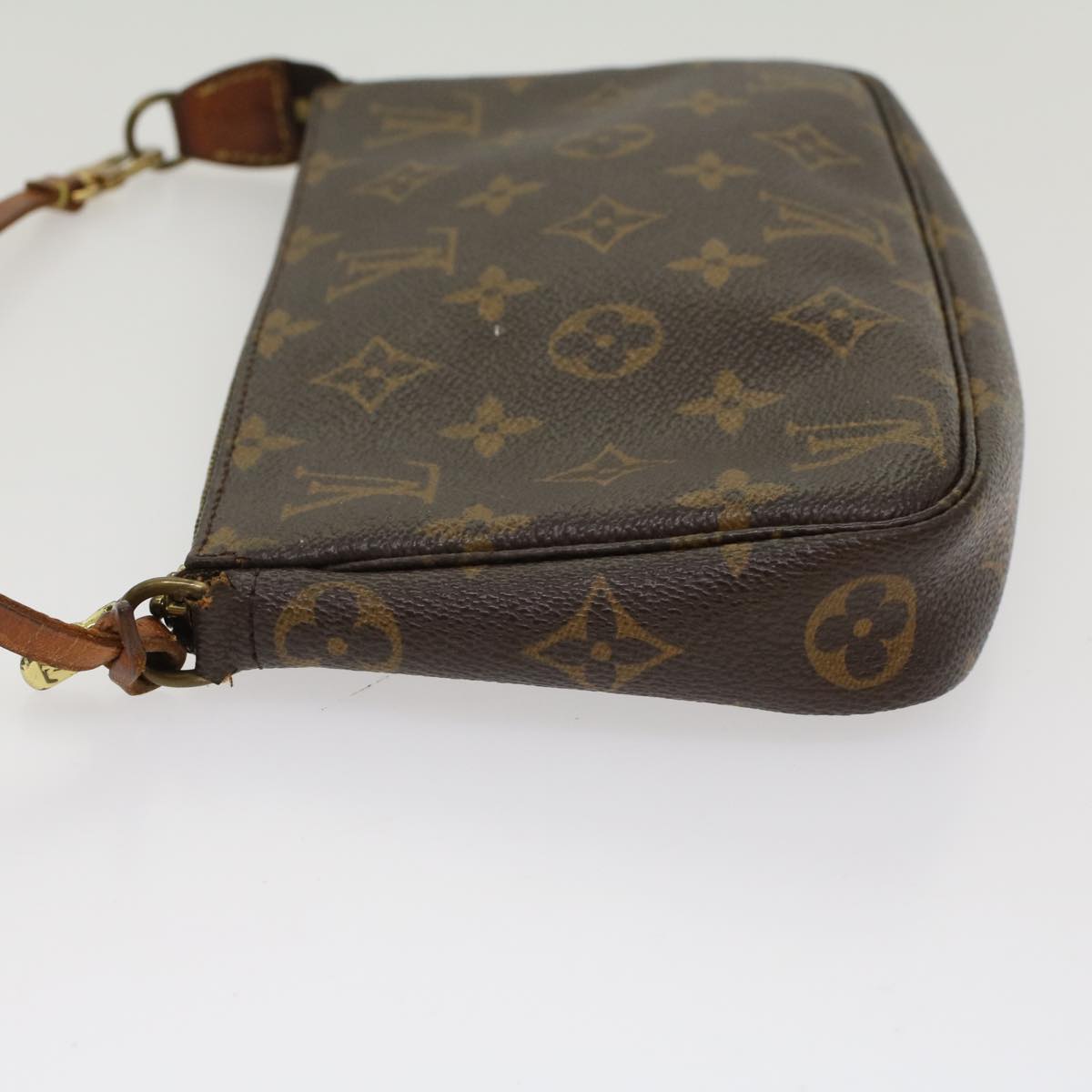 LOUIS VUITTON Monogram Pochette Accessoires Pouch M51980 LV Auth ki3344