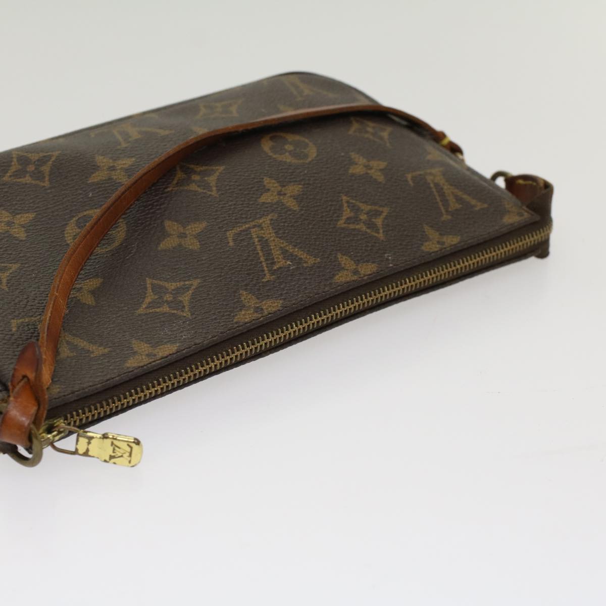 LOUIS VUITTON Monogram Pochette Accessoires Pouch M51980 LV Auth ki3344