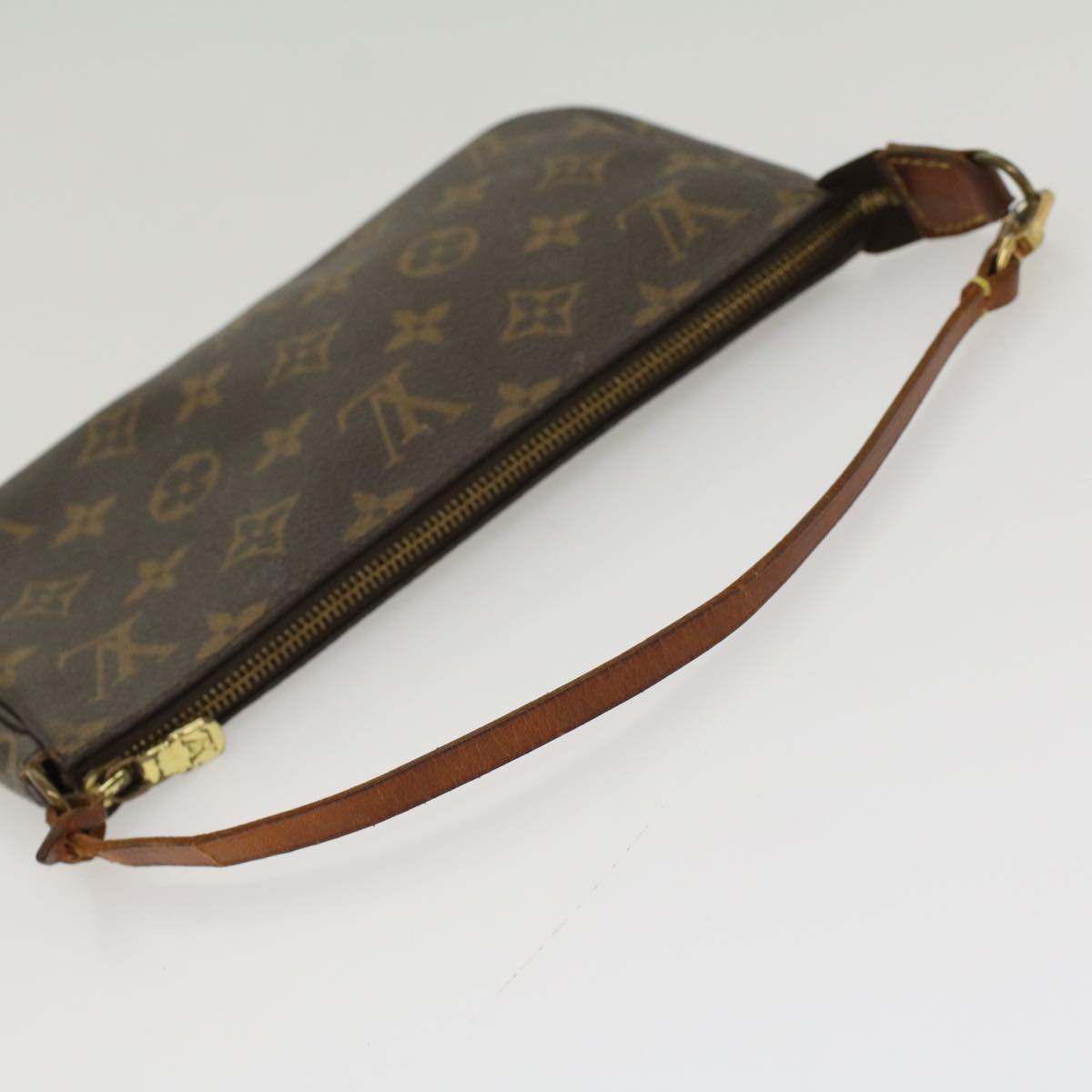 LOUIS VUITTON Monogram Pochette Accessoires Pouch M51980 LV Auth ki3344