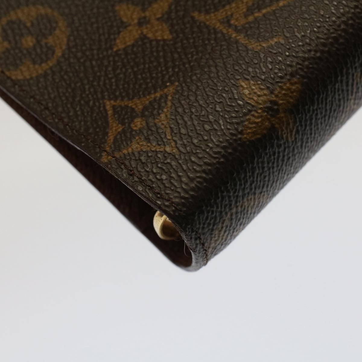 LOUIS VUITTON Monogram Agenda MM Day Planner Cover R20105 LV Auth ki3357