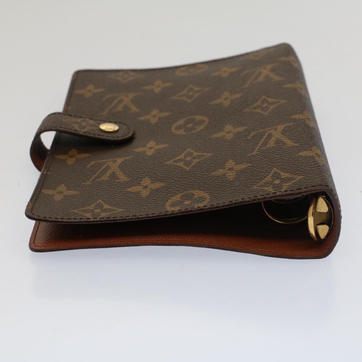 LOUIS VUITTON Monogram Agenda MM Day Planner Cover R20105 LV Auth ki3357