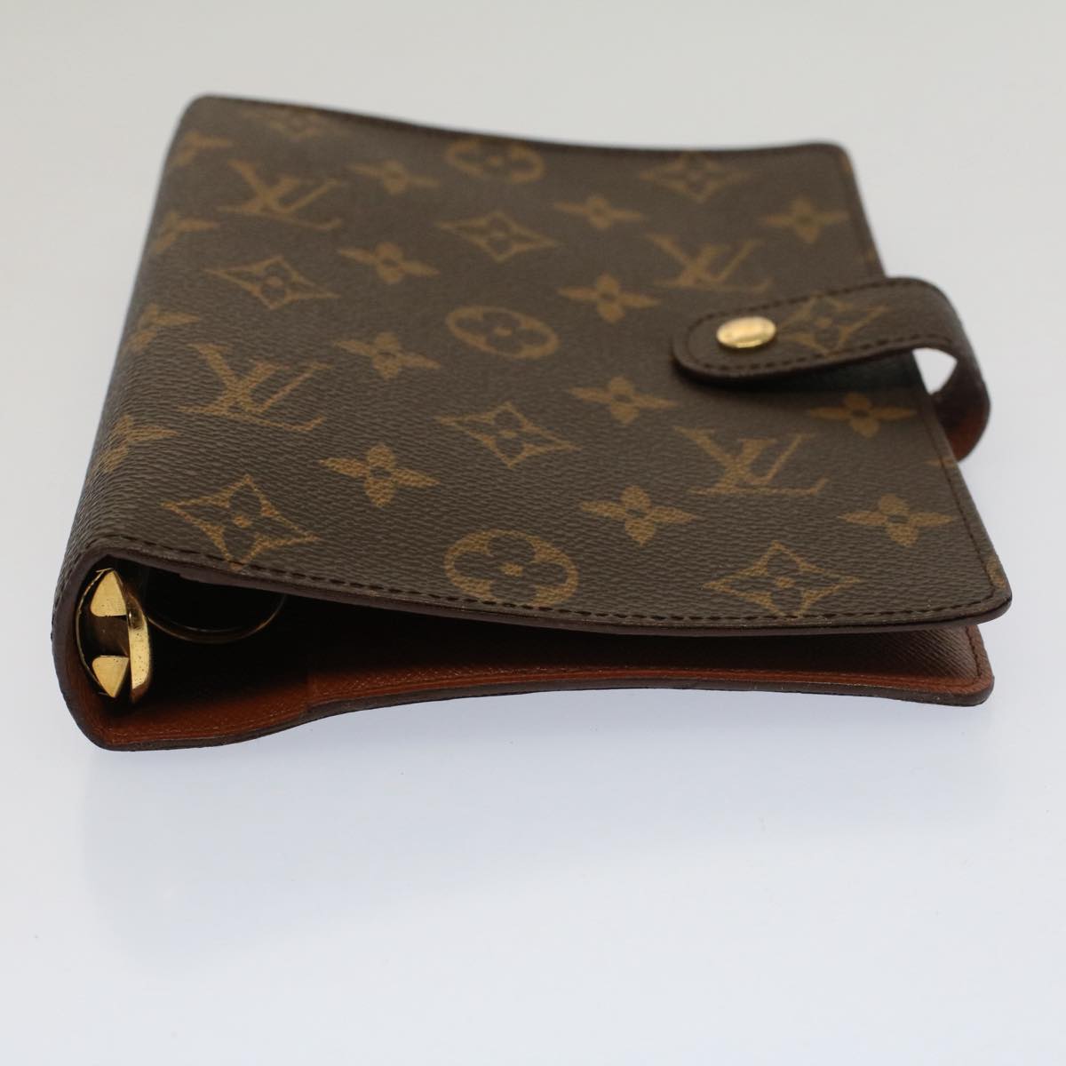 LOUIS VUITTON Monogram Agenda MM Day Planner Cover R20105 LV Auth ki3357