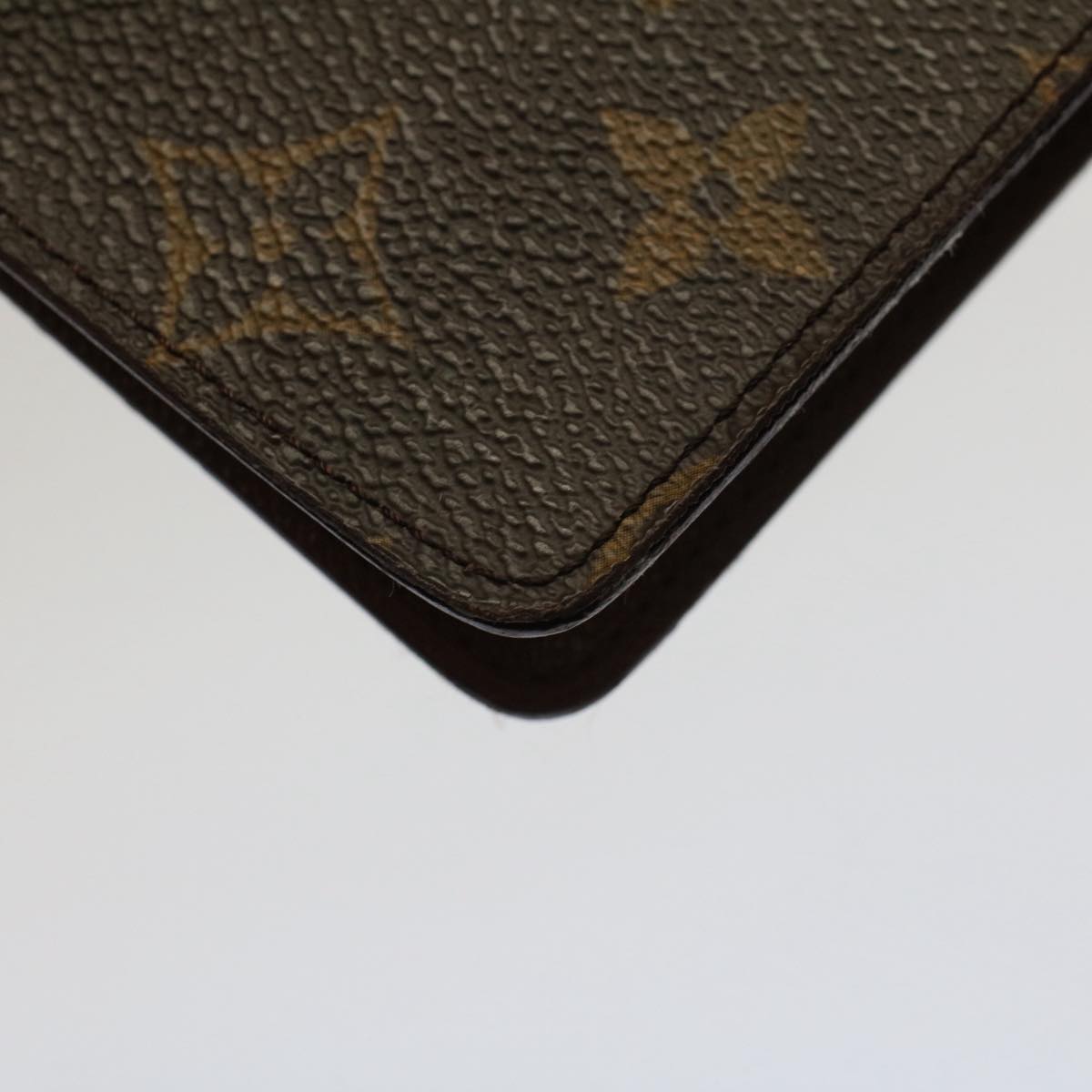 LOUIS VUITTON Monogram Agenda MM Day Planner Cover R20105 LV Auth ki3357