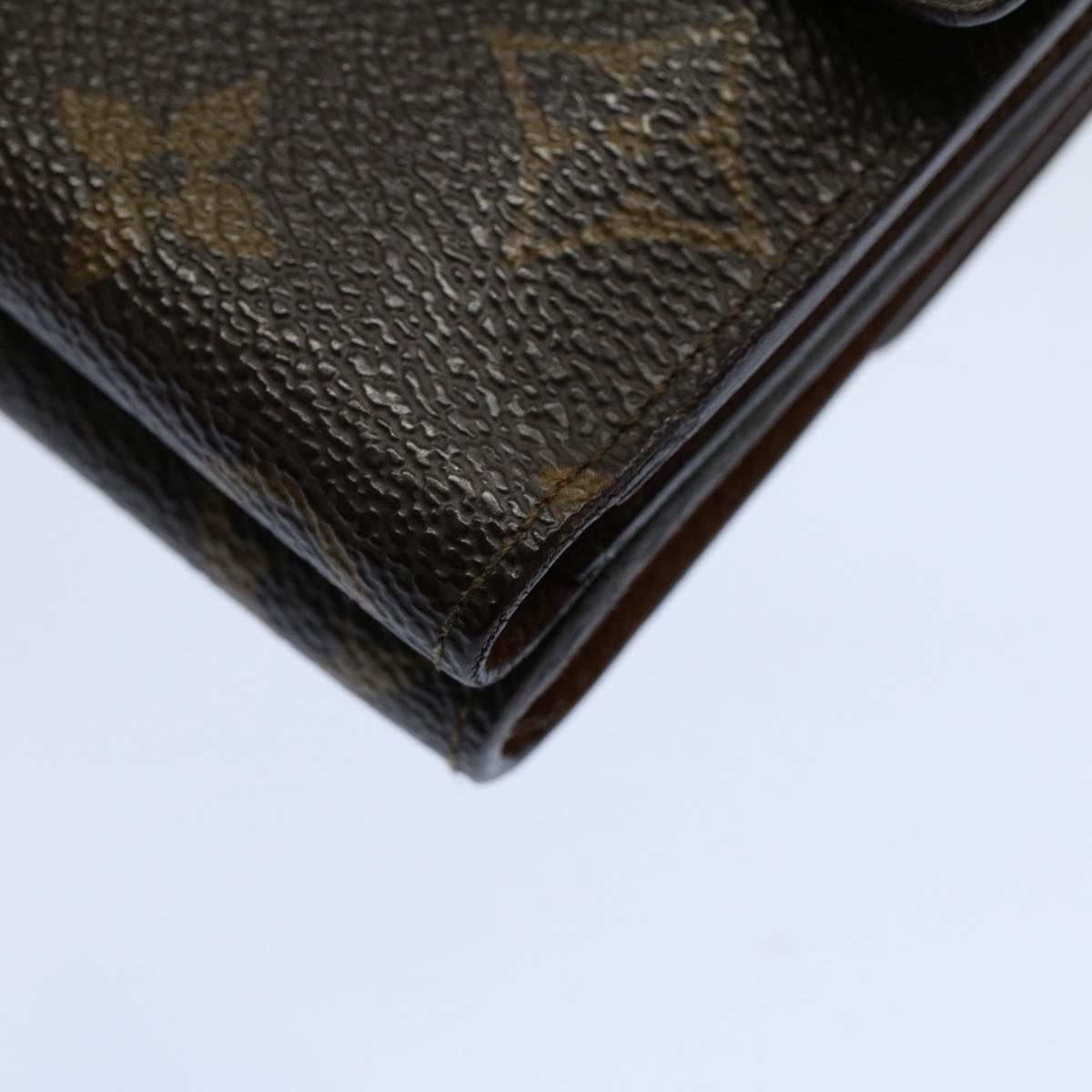 LOUIS VUITTON Monogram Porte Monnaie Bier Cartes Crdit Wallet M61652 Auth ki3534