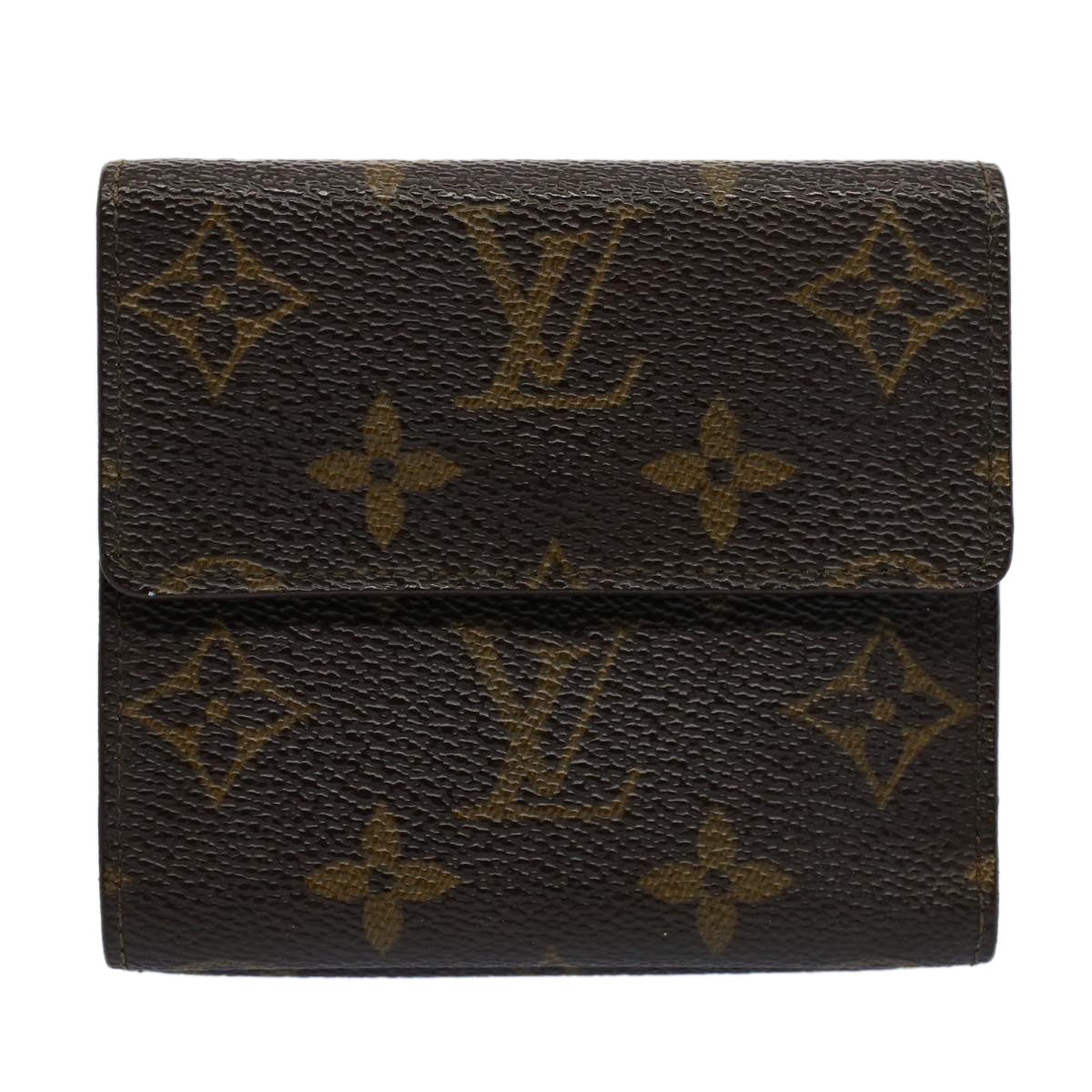 LOUIS VUITTON Monogram Porte Monnaie Bier Cartes Crdit Wallet M61652 Auth ki3534