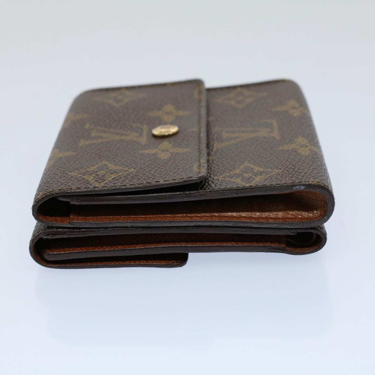 LOUIS VUITTON Monogram Porte Monnaie Bier Cartes Crdit Wallet M61652 Auth ki3534