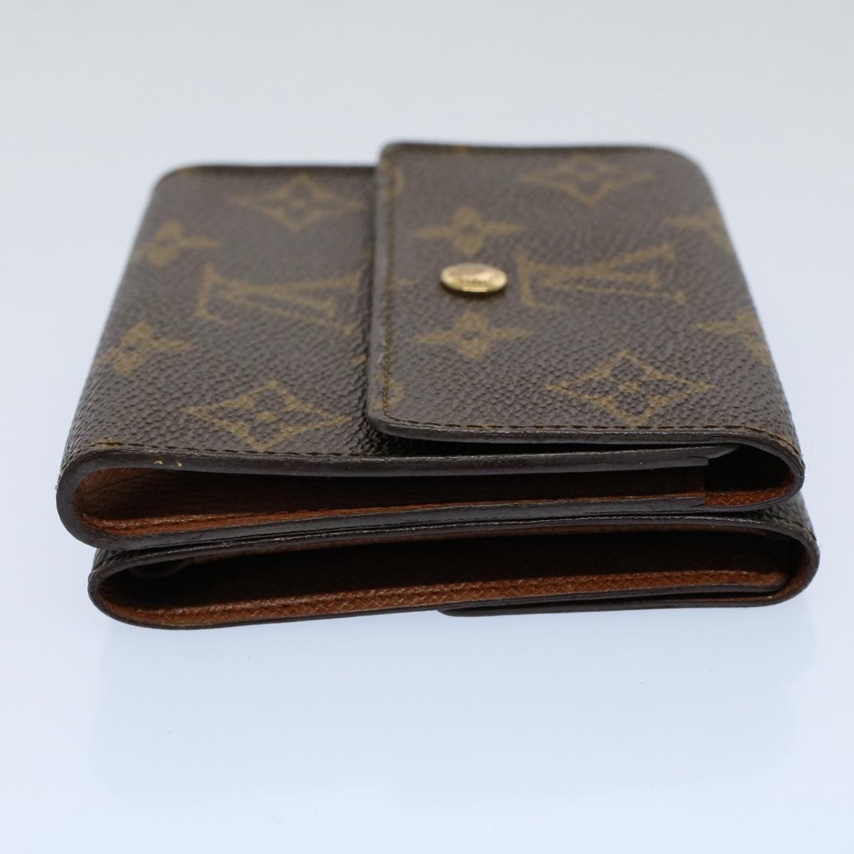 LOUIS VUITTON Monogram Porte Monnaie Bier Cartes Crdit Wallet M61652 Auth ki3534