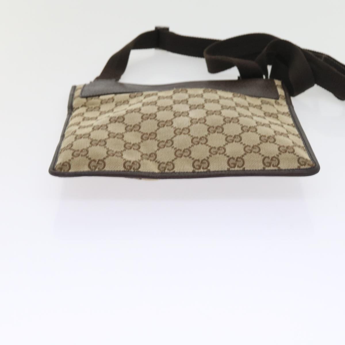 GUCCI GG Canvas Shoulder Bag Beige 27639 Auth ki3601