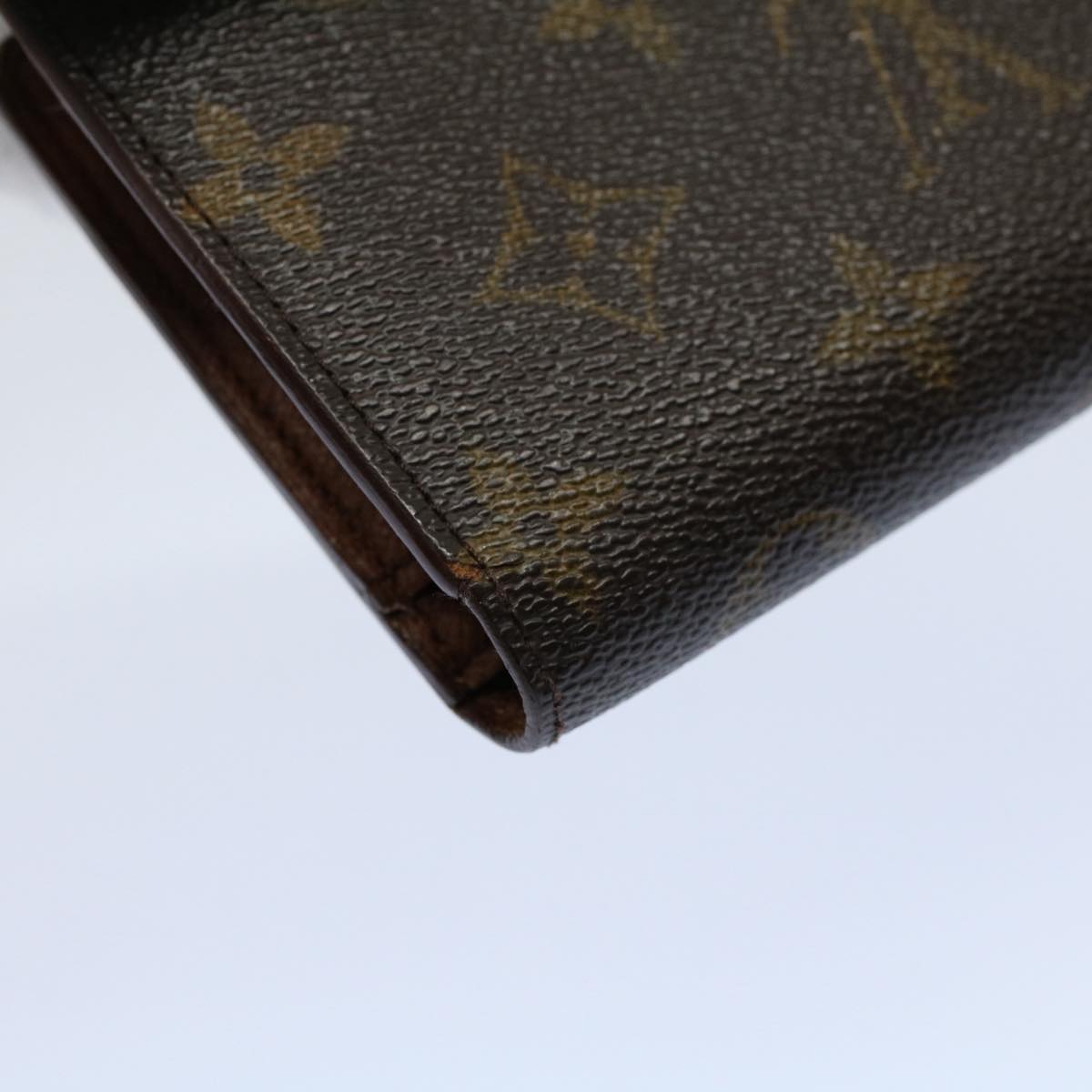 LOUIS VUITTON Monogram Porte Monnaie Billets Viennois Wallet M61663 Auth ki3609