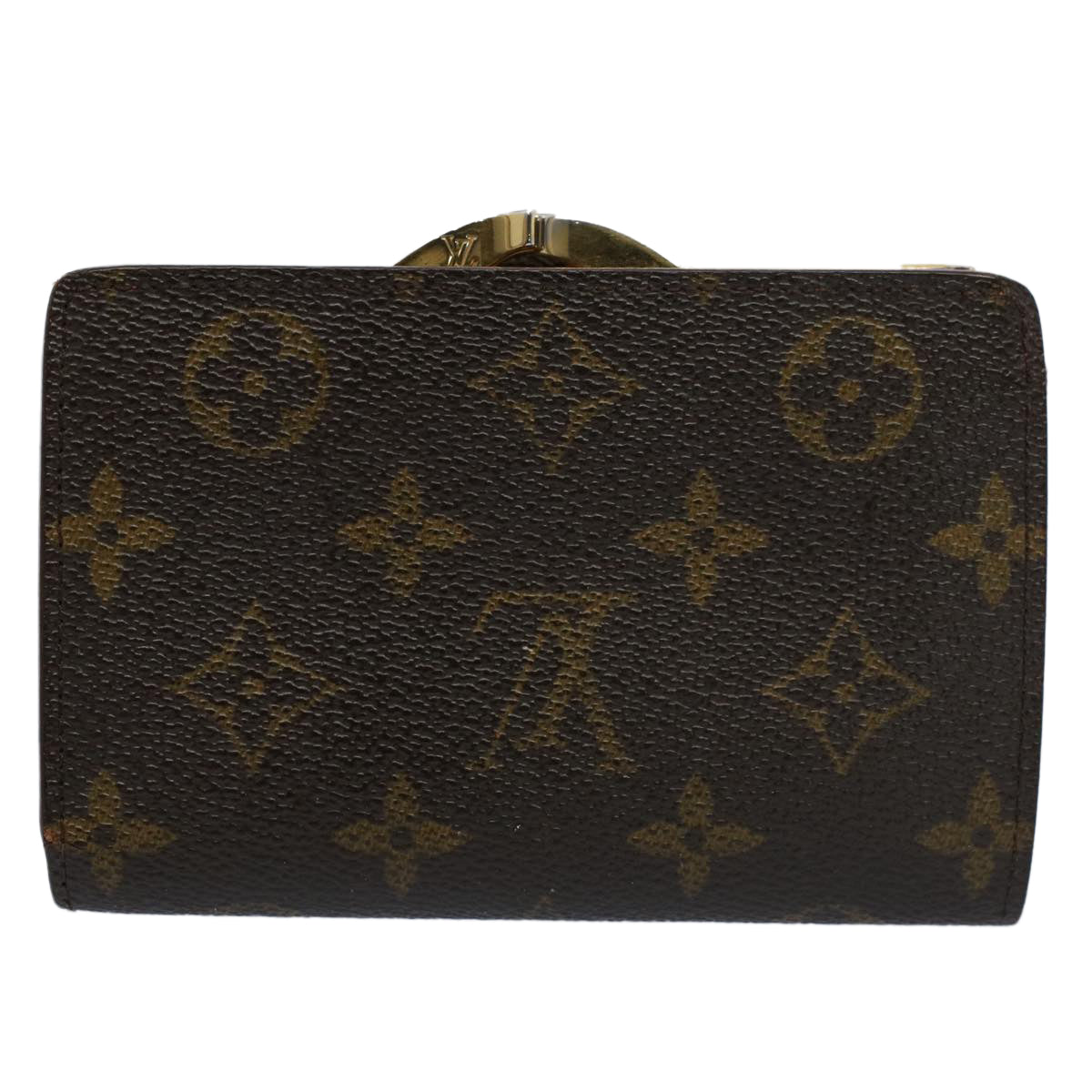 LOUIS VUITTON Monogram Porte Monnaie Billets Viennois Wallet M61663 Auth ki3609