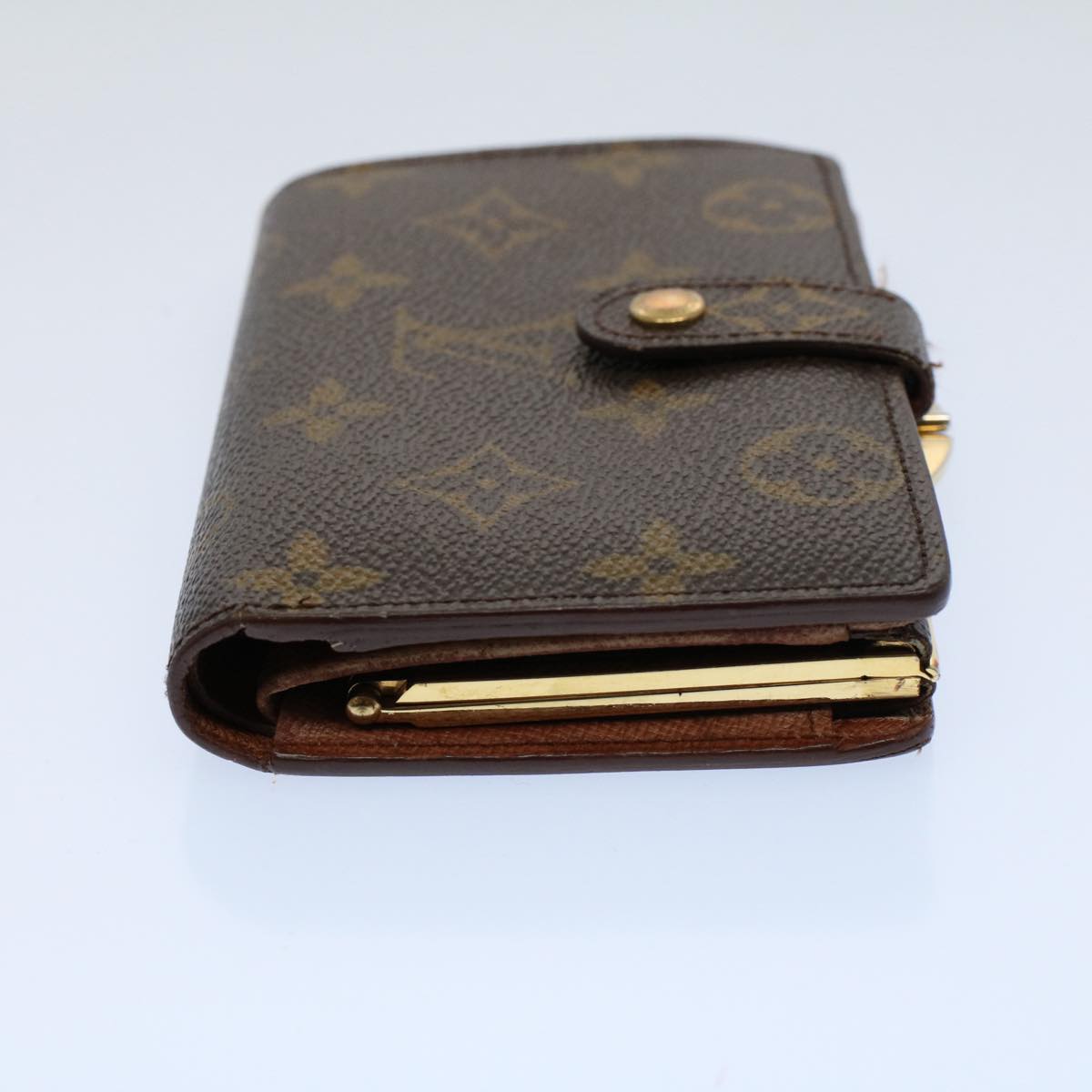 LOUIS VUITTON Monogram Porte Monnaie Billets Viennois Wallet M61663 Auth ki3609