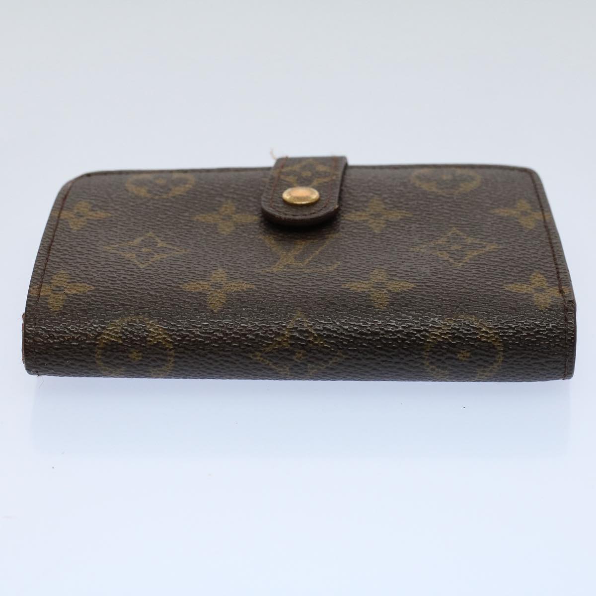 LOUIS VUITTON Monogram Porte Monnaie Billets Viennois Wallet M61663 Auth ki3609