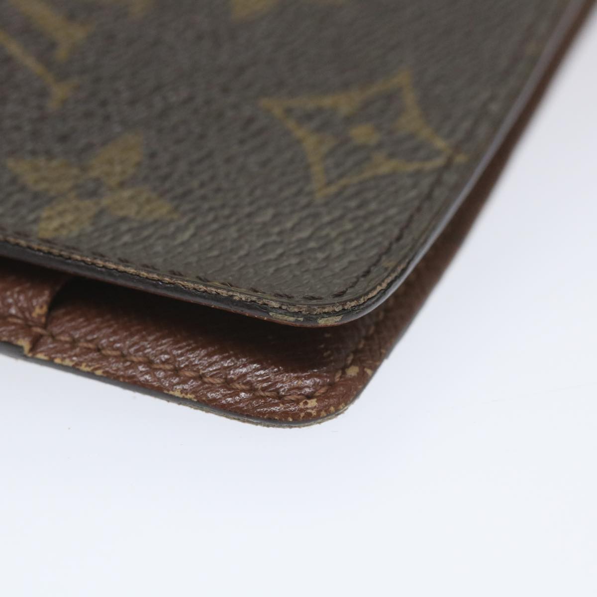 LOUIS VUITTON Monogram Agenda MM Day Planner Cover R20105 LV Auth ki3678