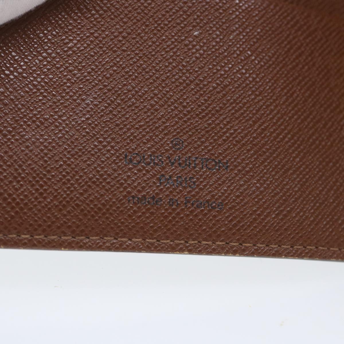 LOUIS VUITTON Monogram Agenda MM Day Planner Cover R20105 LV Auth ki3678