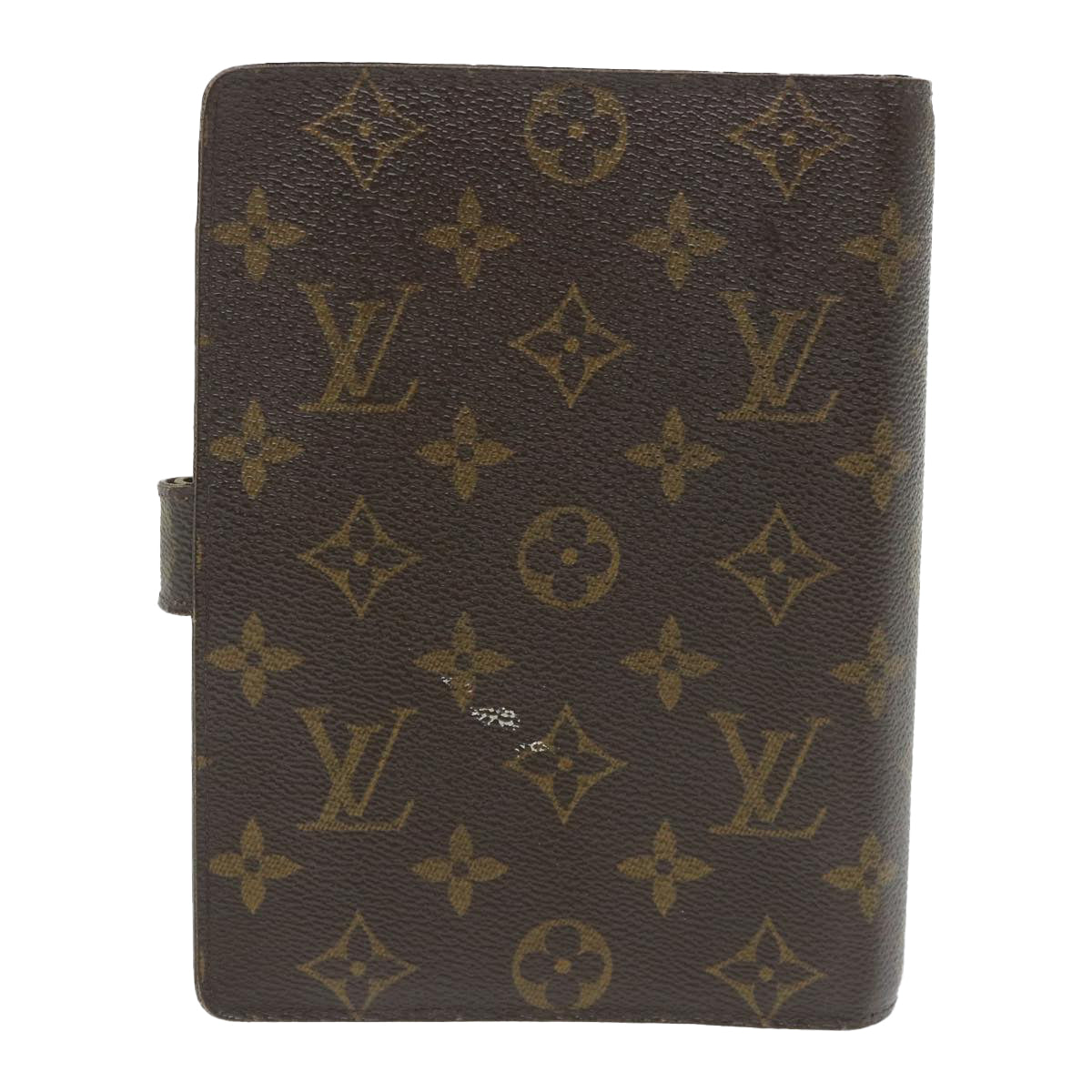 LOUIS VUITTON Monogram Agenda MM Day Planner Cover R20105 LV Auth ki3678