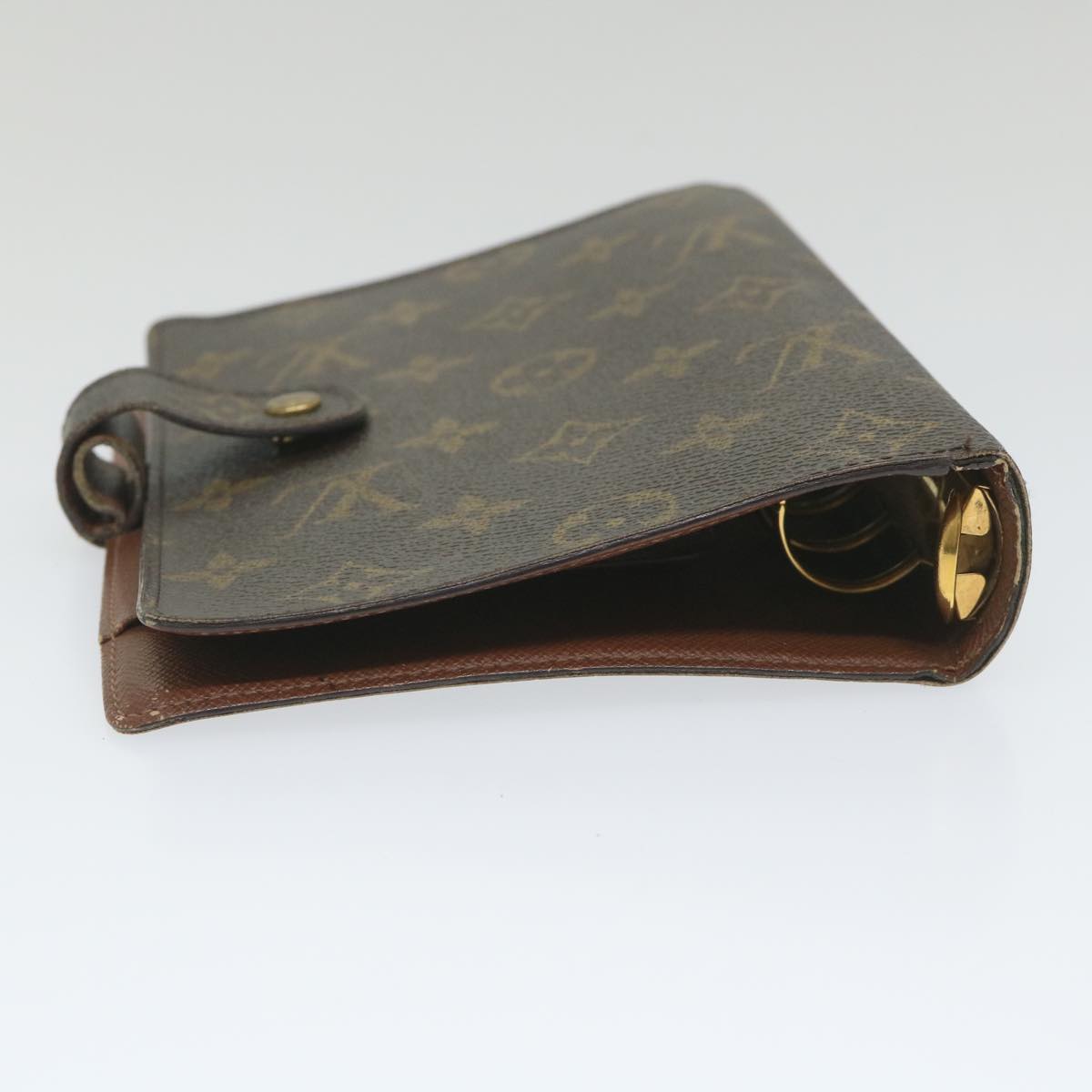 LOUIS VUITTON Monogram Agenda MM Day Planner Cover R20105 LV Auth ki3678