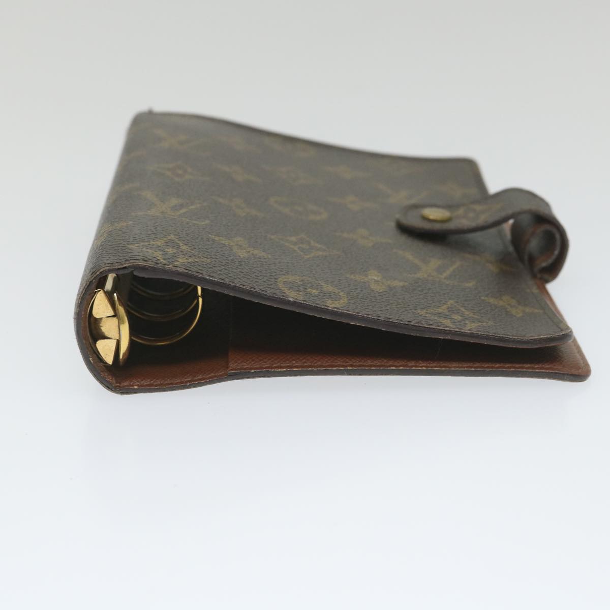 LOUIS VUITTON Monogram Agenda MM Day Planner Cover R20105 LV Auth ki3678