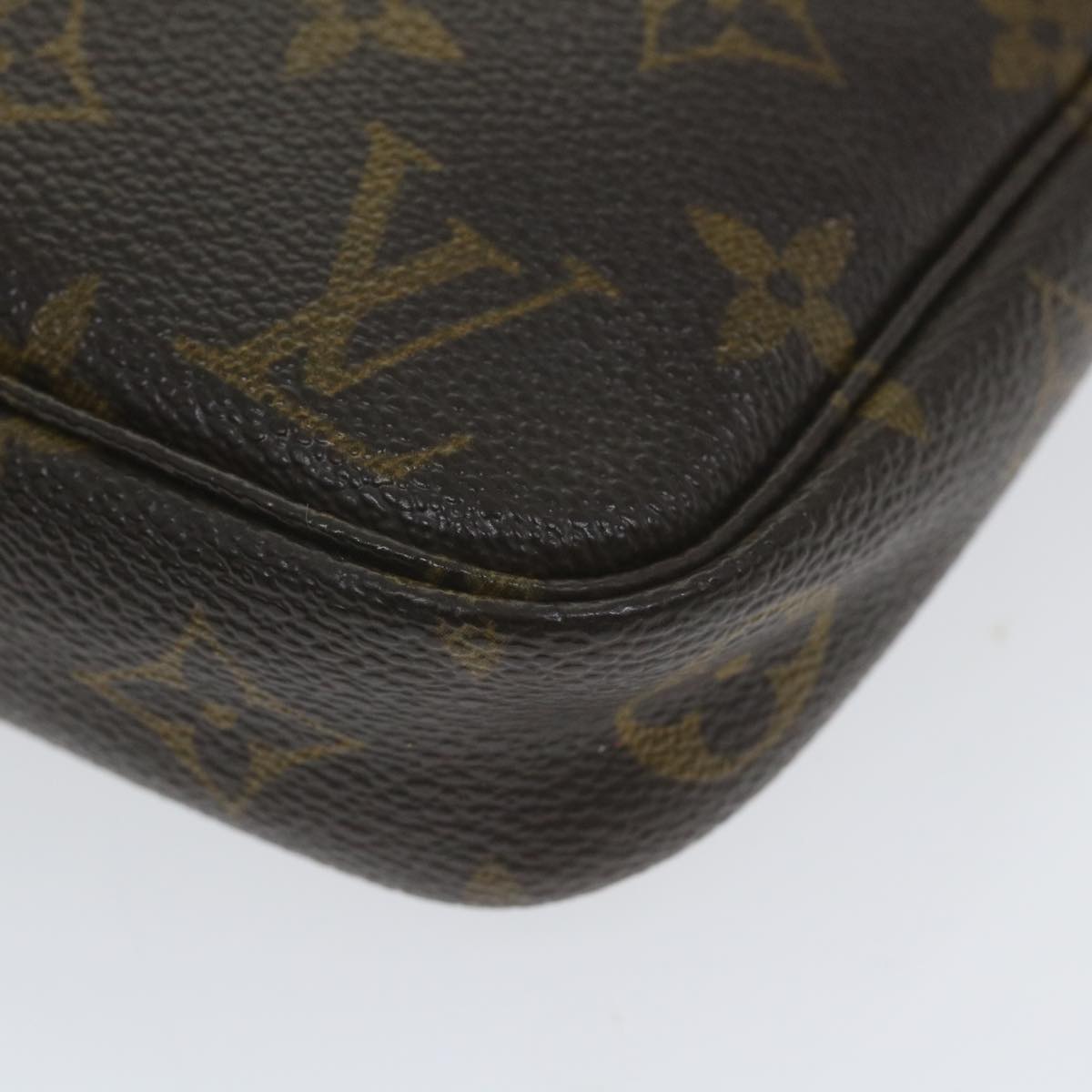 LOUIS VUITTON Monogram Pochette Accessoires Pouch M51980 LV Auth ki3680