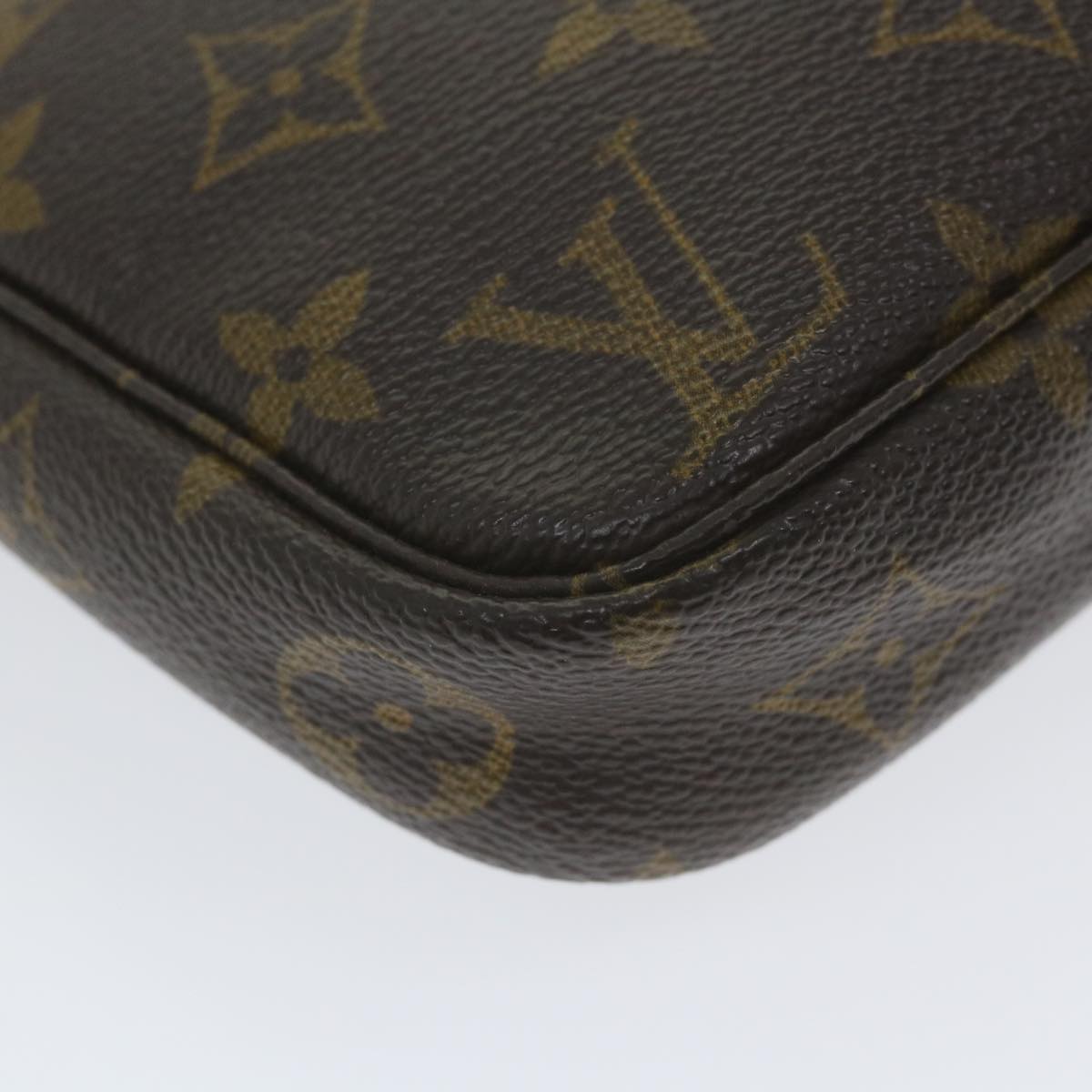 LOUIS VUITTON Monogram Pochette Accessoires Pouch M51980 LV Auth ki3680