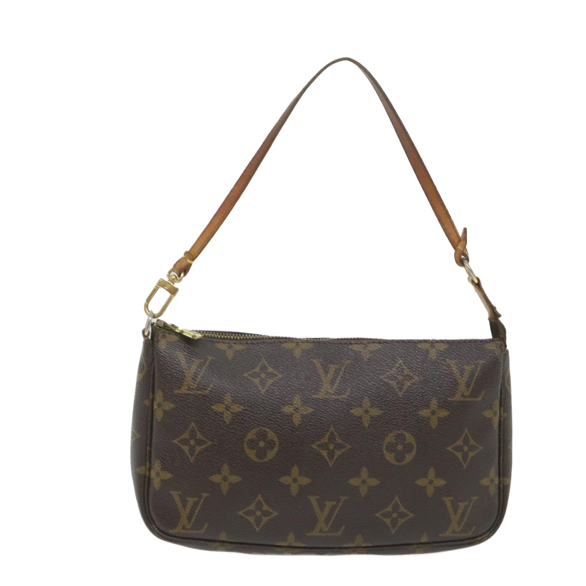 LOUIS VUITTON Monogram Pochette Accessoires Pouch M51980 LV Auth ki3680