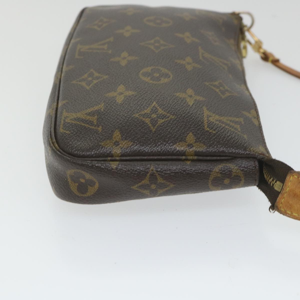 LOUIS VUITTON Monogram Pochette Accessoires Pouch M51980 LV Auth ki3680