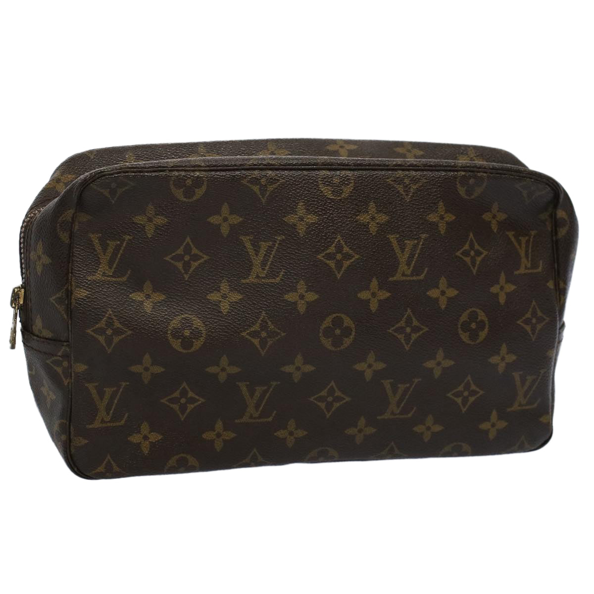 LOUIS VUITTON Monogram Trousse Toilette 28 Clutch Bag M47522 LV Auth ki3684