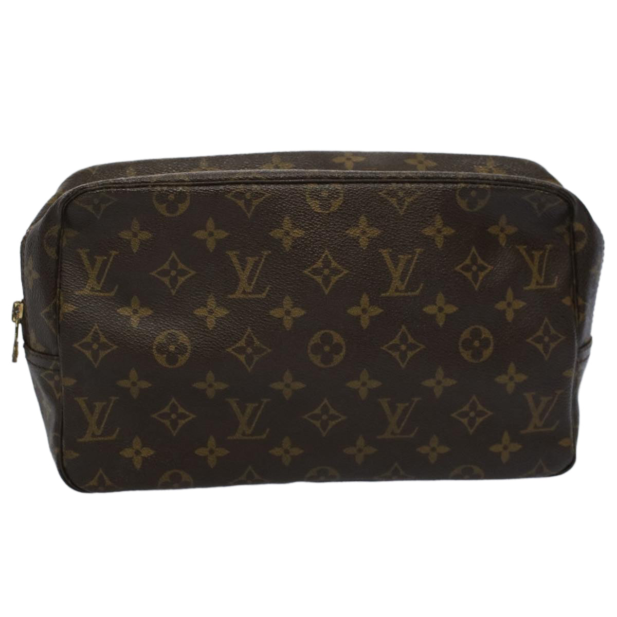 LOUIS VUITTON Monogram Trousse Toilette 28 Clutch Bag M47522 LV Auth ki3684