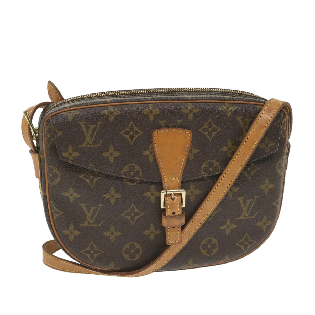 LOUIS VUITTON Monogram Jeune Fille MM Shoulder Bag M51226 LV Auth ki3700