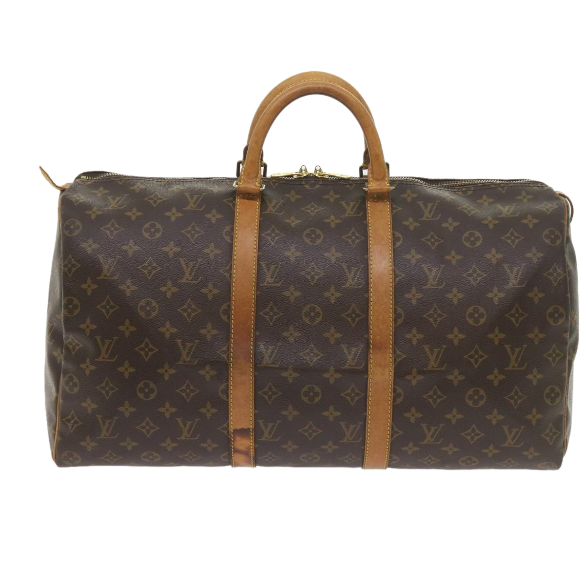 LOUIS VUITTON Monogram Keepall 50 Boston Bag M41426 LV Auth ki3713