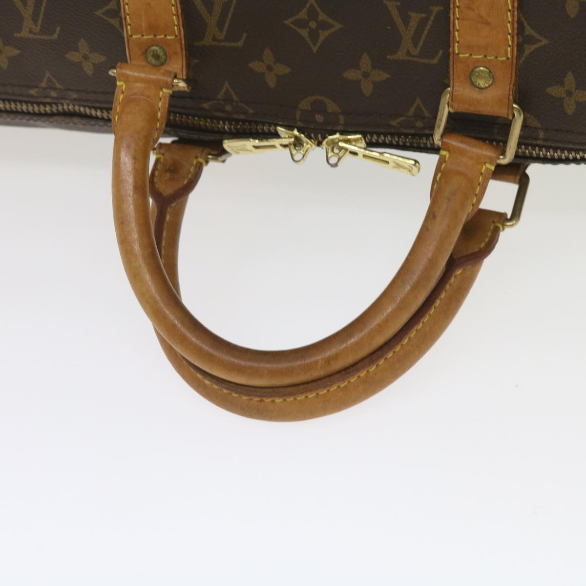 LOUIS VUITTON Monogram Keepall 50 Boston Bag M41426 LV Auth ki3713