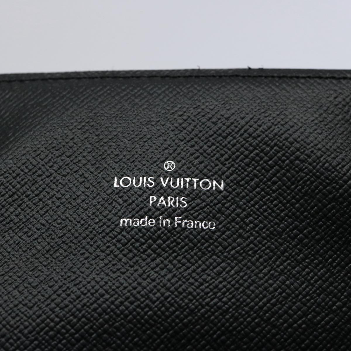 LOUIS VUITTON Damier Graphite Portefeuille Compact Modulable N63083 Auth ki3830