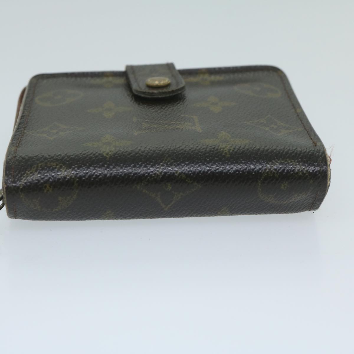 LOUIS VUITTON Monogram Compact Zip Wallet M61667 LV Auth ki3850