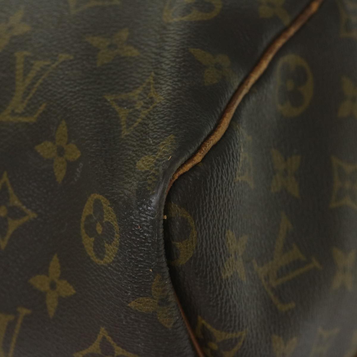 LOUIS VUITTON Monogram Keepall 60 Boston Bag M41422 LV Auth ki3870