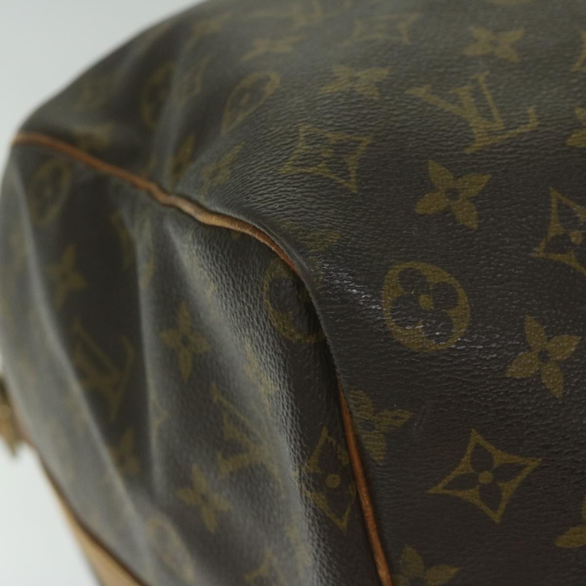 LOUIS VUITTON Monogram Keepall 60 Boston Bag M41422 LV Auth ki3870