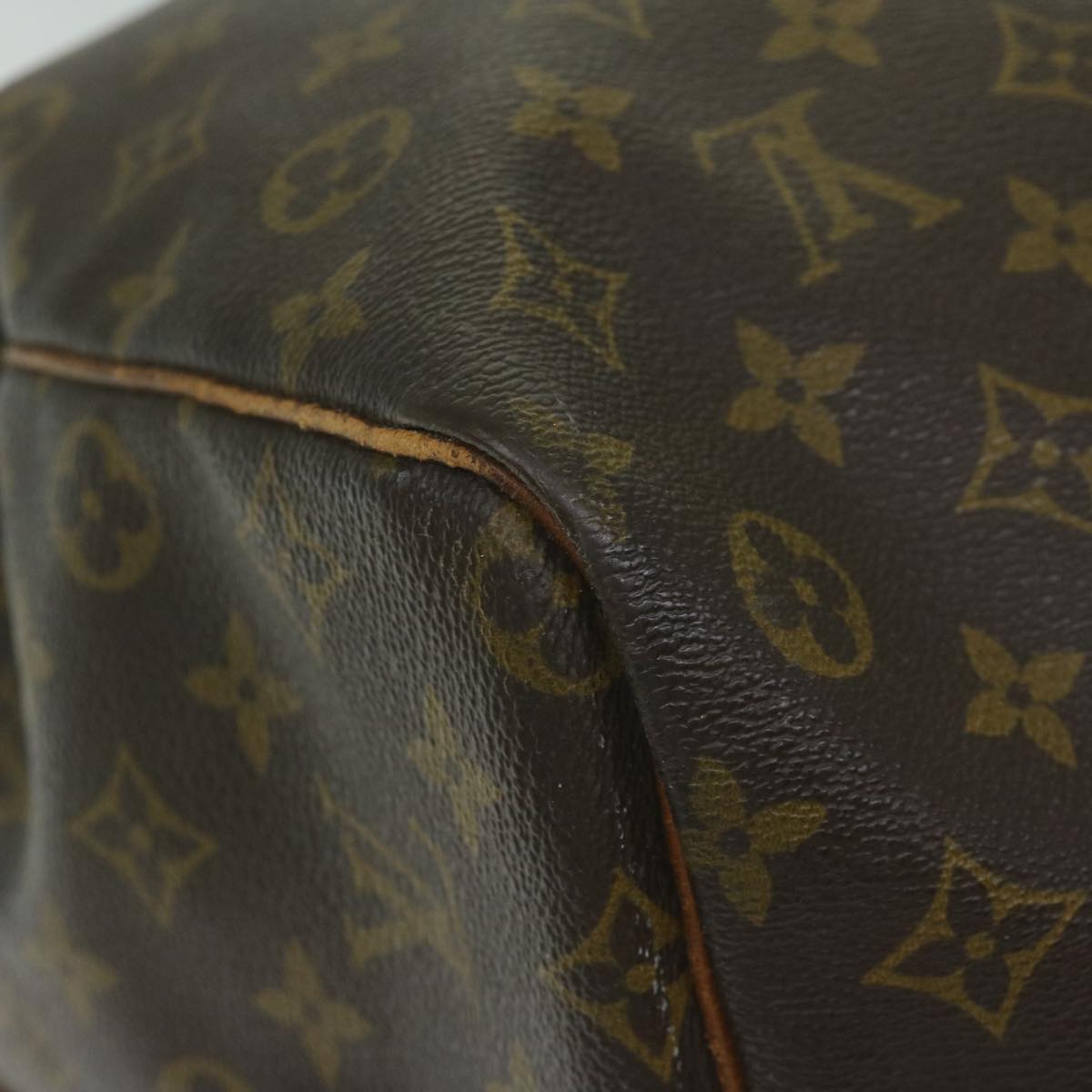 LOUIS VUITTON Monogram Keepall 60 Boston Bag M41422 LV Auth ki3870