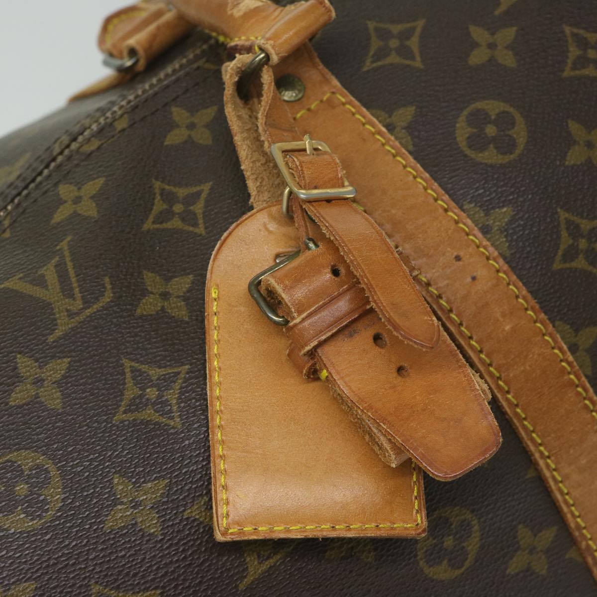 LOUIS VUITTON Monogram Keepall 60 Boston Bag M41422 LV Auth ki3870