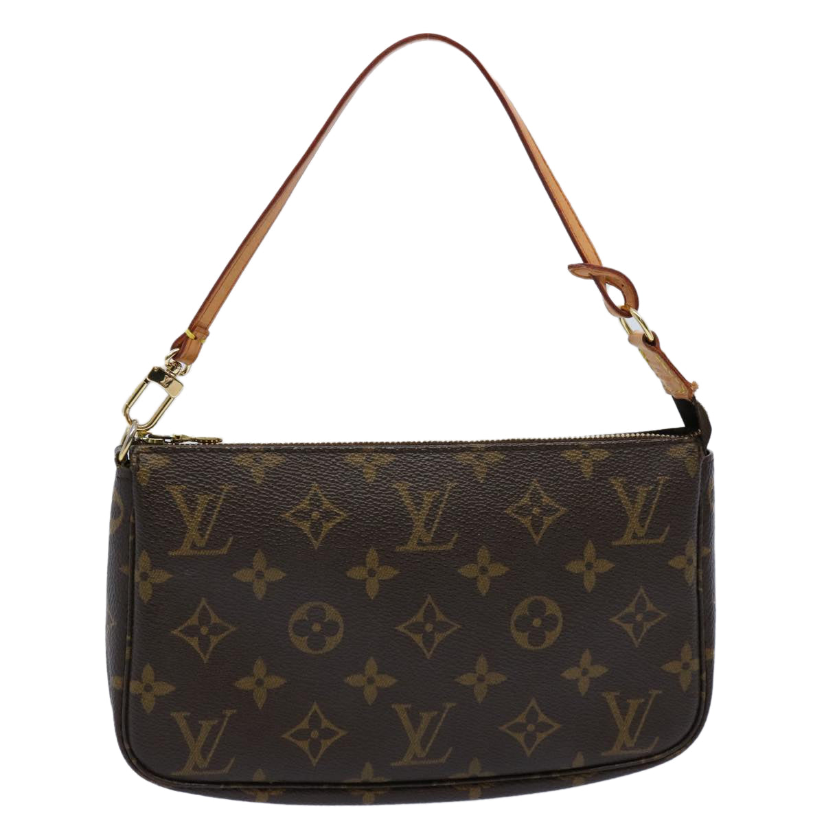 LOUIS VUITTON Monogram Pochette Accessoires Pouch M51980 LV Auth ki3890